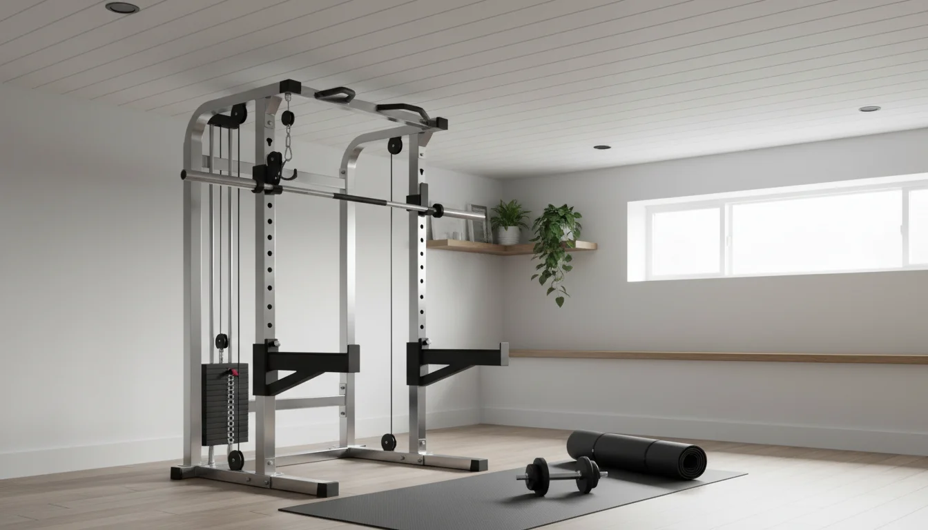 smith machine for low ceilings - featured image for guide