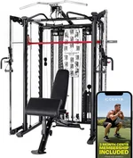 Inspire Fitness Functional Trainer Home Gym, SCS Smith Machine Cage System - Cable Machine Accessories - D-Handles, Ankle Strap & Multi-Function Belt