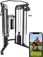 Inspire Fitness FTX Functional Trainer - Compact at Home Workout Machine with Accessories - Space Saving Design - Home Gym Cable Machine and Two 165 lb Weight Stacks