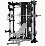 Smith Machine, Cables with Built in 160 kg Weights