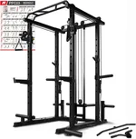 RitFit Multi-Function Squat Rack Power Cage PPC03 with Cable Crossover System, 1000LBS Capacity Power Rack and Packages with Optional Weight Bench, Barbell Weight Set, for Garage Workout & Home Gym
