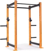 Titan Fitness X-3 Series 80" Orange Bolt-Down Power Rack, 36" Depth, Rackable 1650 LB Cage, 1.25" and 2" Pull Up Bars, Standard J-Hooks, Weight Plate Holders, Weightlifting and Strength Training