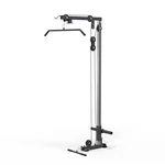 Iron Crush i200 Power Rack – Multi-Function Squat Rack with Solid Safety Bars and J-Hooks – Optional LAT Pulldown, Landmine Attachments - Home Gym Power Cage Bench Rack (LAT Pull-Down Only)