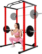 Vohala Squat Rack 1200lbs Capacity,Strength Training Power Cage, All-in-One Power Rack with Attachment for Home Gym