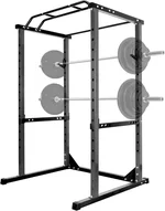 1200 lbs Power Cage, 1200 lbs Multi-Functional Power Rack, Rated Lifting CageSquat Rack with Accessories, Squat Rack for Weight Training, Black