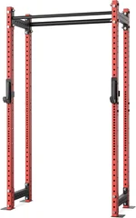 Synergee Power Cage with Dual Pull-Up Bars 33mm & 50mm, 2x3 11-Gauge Steel Frame, Includes Sandwich-Style J-Cups with UHMW, and All Assembly Hardware – Heavy-Duty Home Gym Squat Rack.