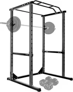 Power Cage 1200lbs, Multi-Functional Power Rack, Pulldown Squat Rack for Bench Press Squat, Standard J-Hooks, Squat Rack with Attachment for Home Gym