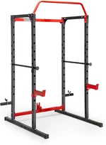 Marcy Power Cage with Pull-Up Bar, Adjustable Bar Catches, Olympic Standard Weight Plate, Accessories Build Your Own Home Gym with Optional Dual Pulley Trolley System for Body Exercise, Strength Training