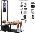 Gym Monster 2 Works & Smart PowerGrip Handles & Weight Lifting Belt & Gym Accessories Organizer & Skiing Handles 2 Bundle