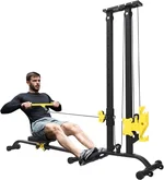 Multifunctional Fitness Rack 220lbs Heavy Duty Strength Training Fitness Equipment Height Adjustable Home Gym Multi-Function Strength Training Fitness Workout System